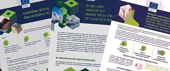 Nuove leggi europee per industria, materie prime critiche, mercato elettrico