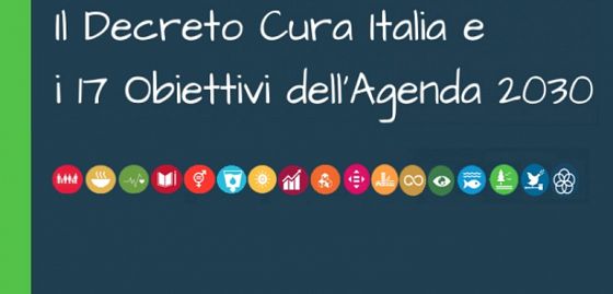 Il Decreto Cura Italia e i 17 Obiettivi dell'Agenda 2030