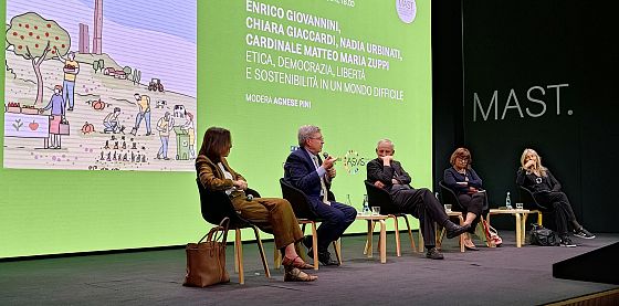 Etica, democrazia, sostenibilità: dialogo tra Giaccardi, Giovannini, Urbinati e Zuppi