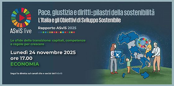 Il 24 novembre il quarto ASviS live dedicato ai temi economici del Rapporto ASviS 2025