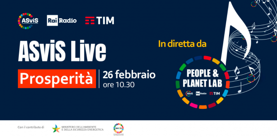  Il 26 febbraio l'ASviS Live da Sanremo dedicato a 