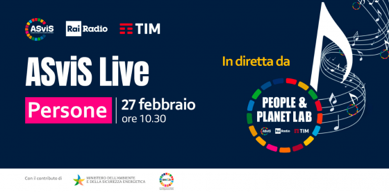 Il 27 febbraio l'ASviS Live da Sanremo dedicato alle 