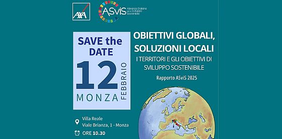 Il 12 febbraio a Monza parte il ciclo di incontri sul Rapporto Territori ASviS 