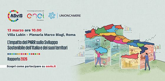 Il 13 marzo l'evento ASviS sull'impatto del Pnrr sugli Obiettivi di sviluppo sostenibile