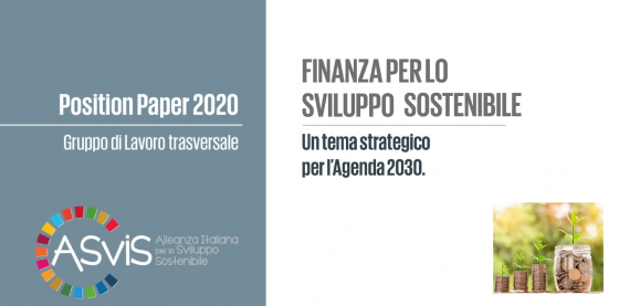 Finanza per lo sviluppo sostenibile. Un tema strategico per l'agenda 2030
