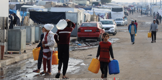 L’acqua come arma: così Israele priva i palestinesi dei servizi idrici