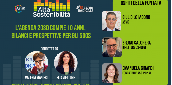 L'Agenda 2030 compie 10 anni. Bilanci e prospettive per gli SDGs