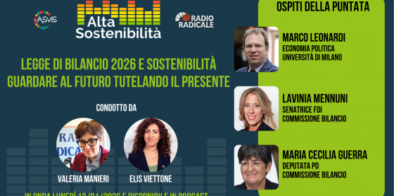 Legge di Bilancio 2026 e sostenibilità, guardare al futuro tutelando il presente
