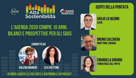 L'Agenda 2030 compie 10 anni. Bilanci e prospettive per gli SDGs