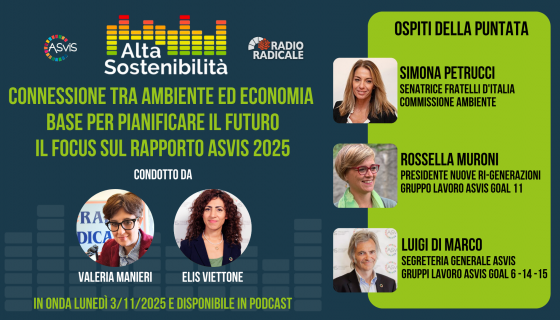 Connessione tra ambiente ed economia come base della pianificazione del futuro: il focus sul Rapporto ASviS 2025