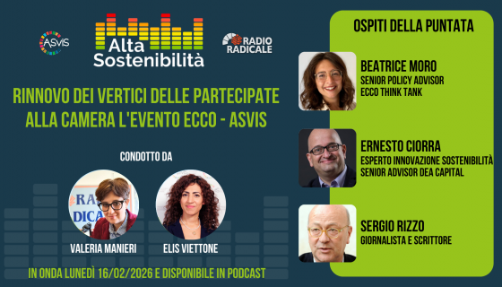 Verso il rinnovo dei vertici delle partecipate. Alla Camera dei deputati l'evento Ecco – AsviS