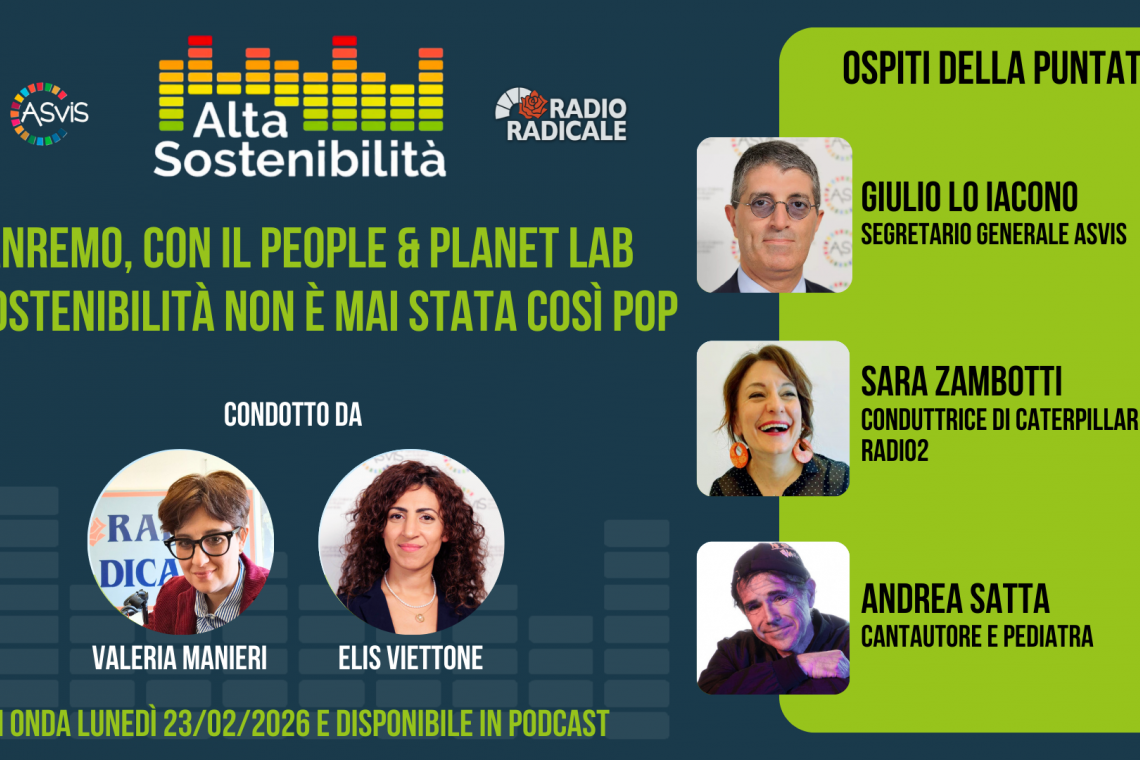 Sanremo, con il People & Planet Lab la sostenibilità non è mai stata così pop