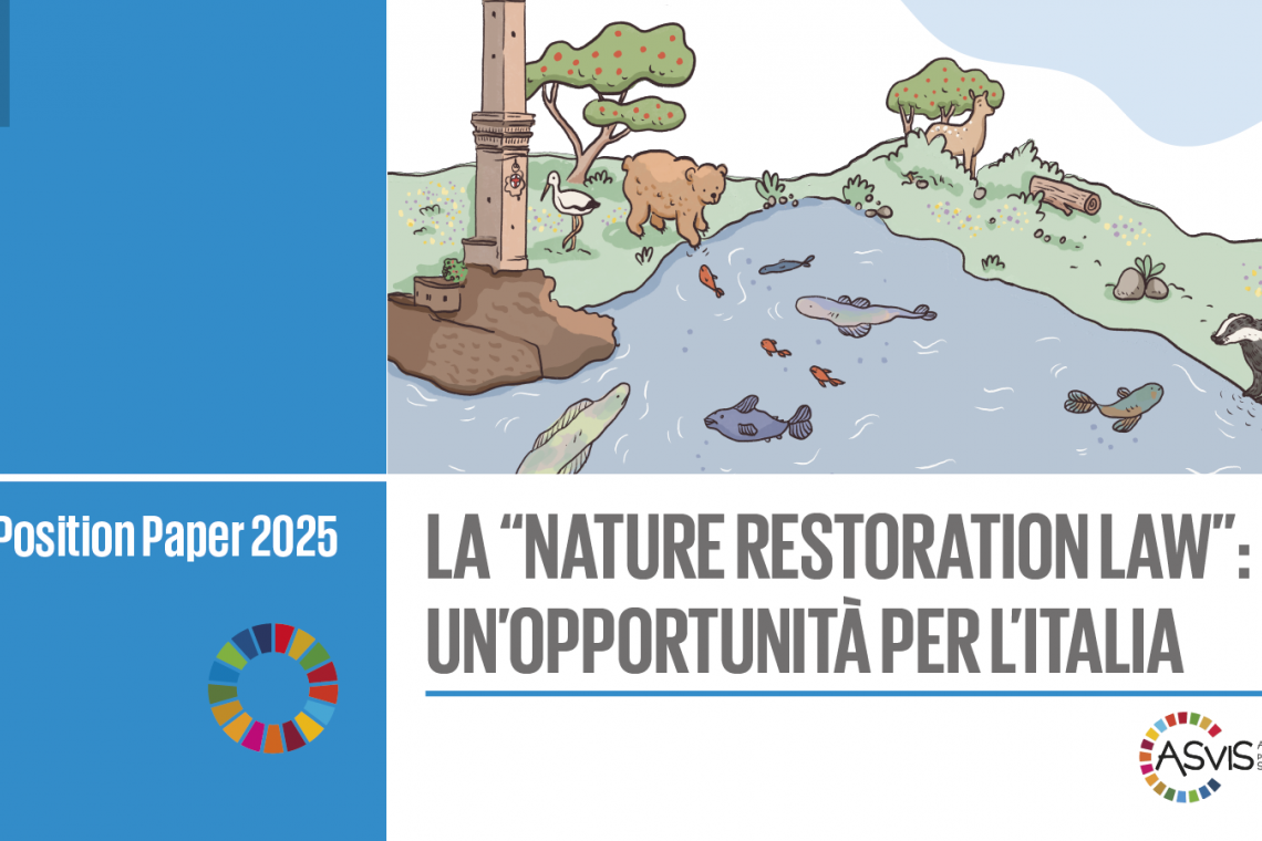 ASviS: Nature restoration law occasione storica per rigenerare la natura in Italia