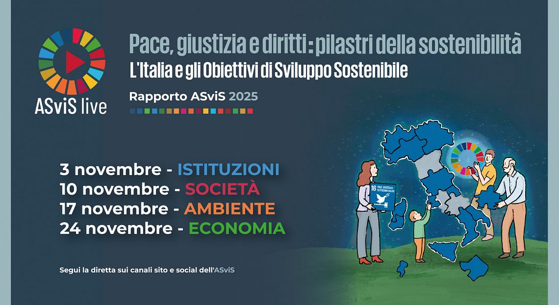 Quattro appuntamenti per approfondire il Rapporto ASviS 2025: mettili in agenda!