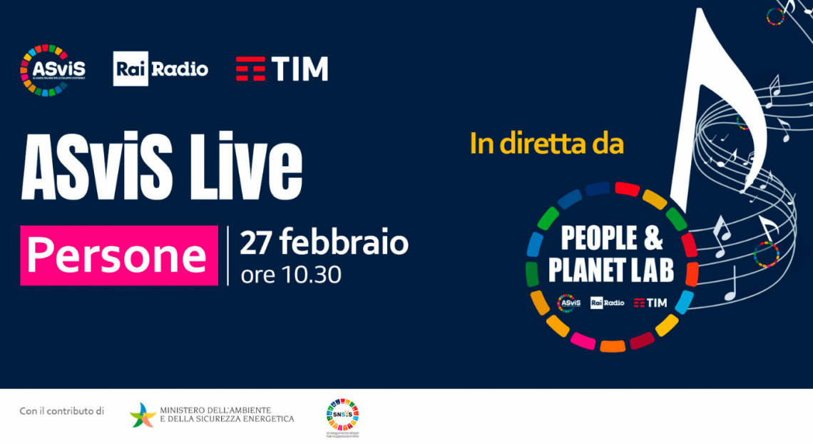 Il 27 febbraio l'ASviS Live da Sanremo dedicato alle 