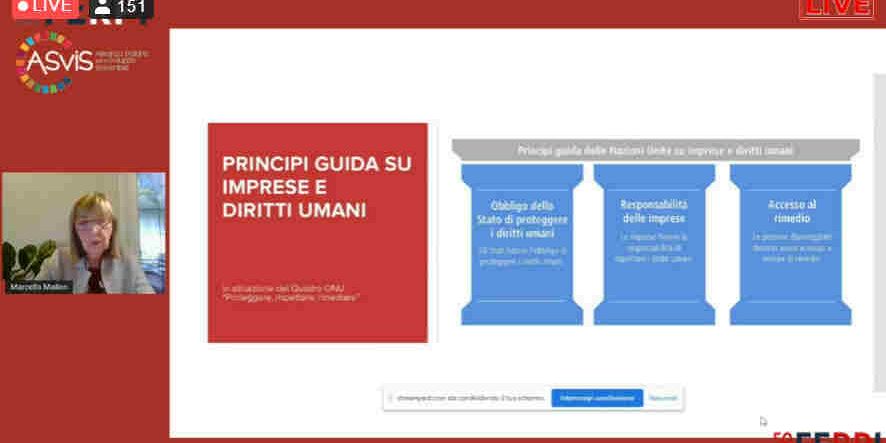 Evento ASviS–Ferpi: fondamentale dotare le imprese di una policy sui diritti umani 