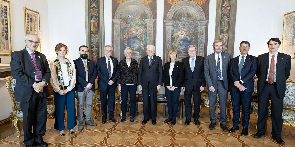 Mattarella ha ricevuto al Quirinale una delegazione dell’ASviS 