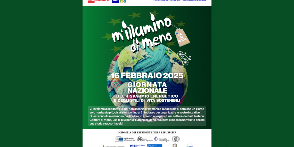 M’illumino di meno 2025: le novità dell’edizione e le azioni della rete ASviS