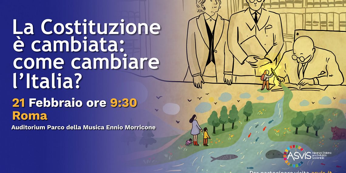Il 21 febbraio l’ASviS Live sulla Costituzione a tre anni dalla riforma