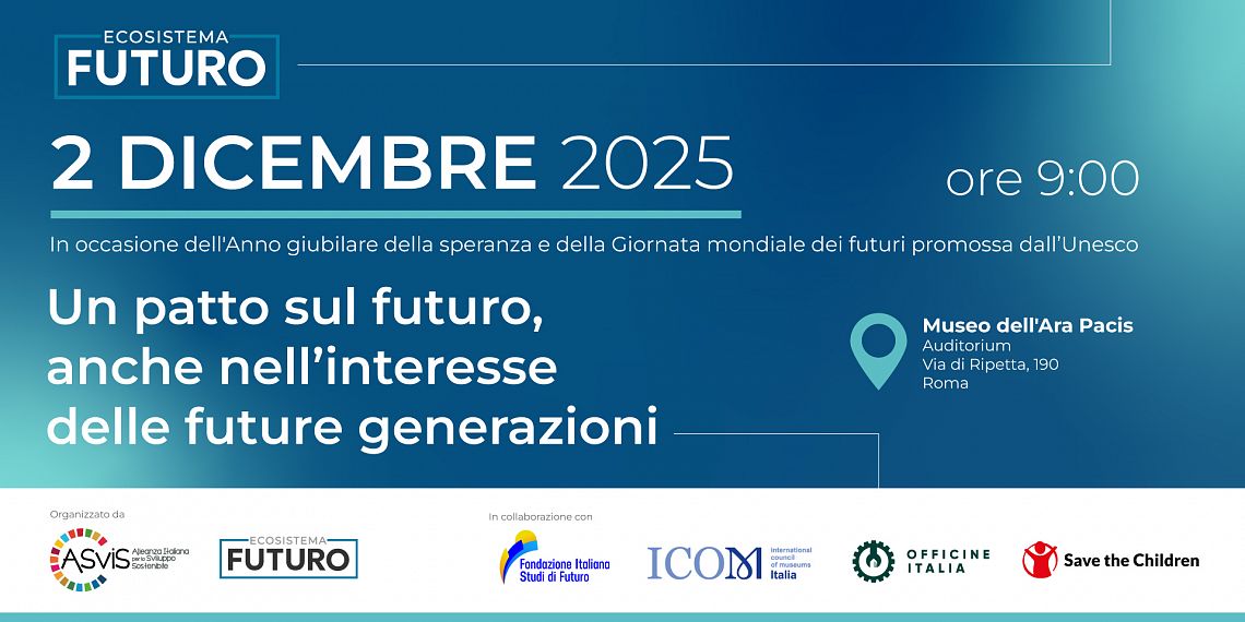 Il 2 dicembre arriva il Future Day, l'evento ASviS sui futuri possibili