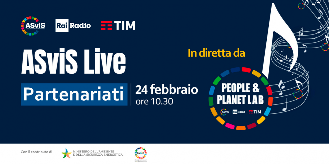 Il 24 febbraio l'ASviS Live da Sanremo dedicato alle 