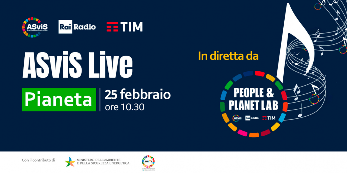 Il 25 febbraio l'ASviS Live da Sanremo dedicato a 
