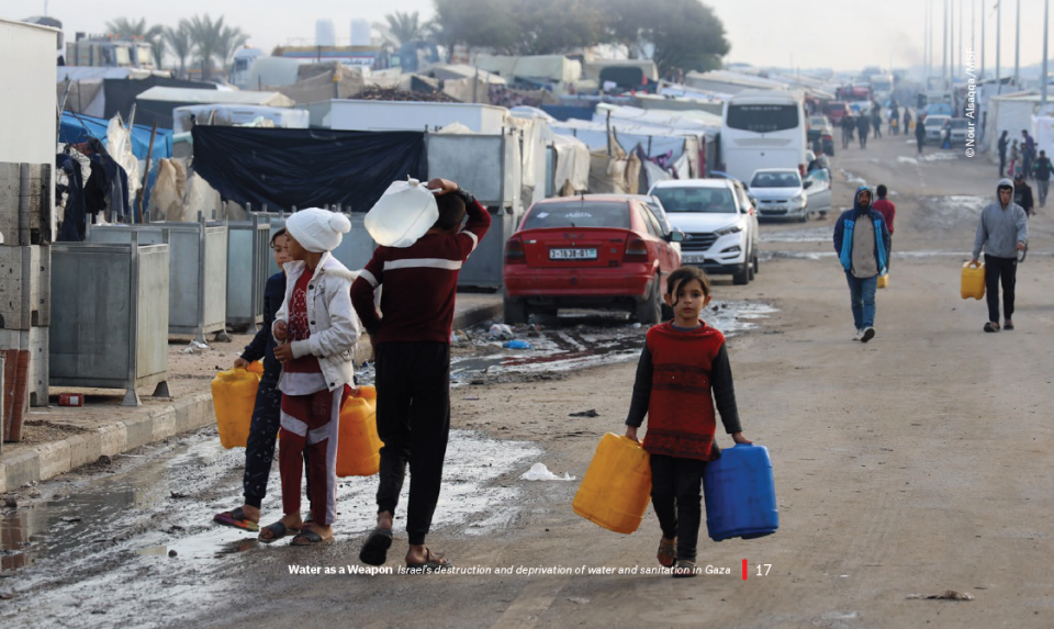 L’acqua come arma: così Israele priva i palestinesi dei servizi idrici