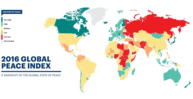 Global Peace Index: violenza e terrorismo costano al mondo trilioni di ...