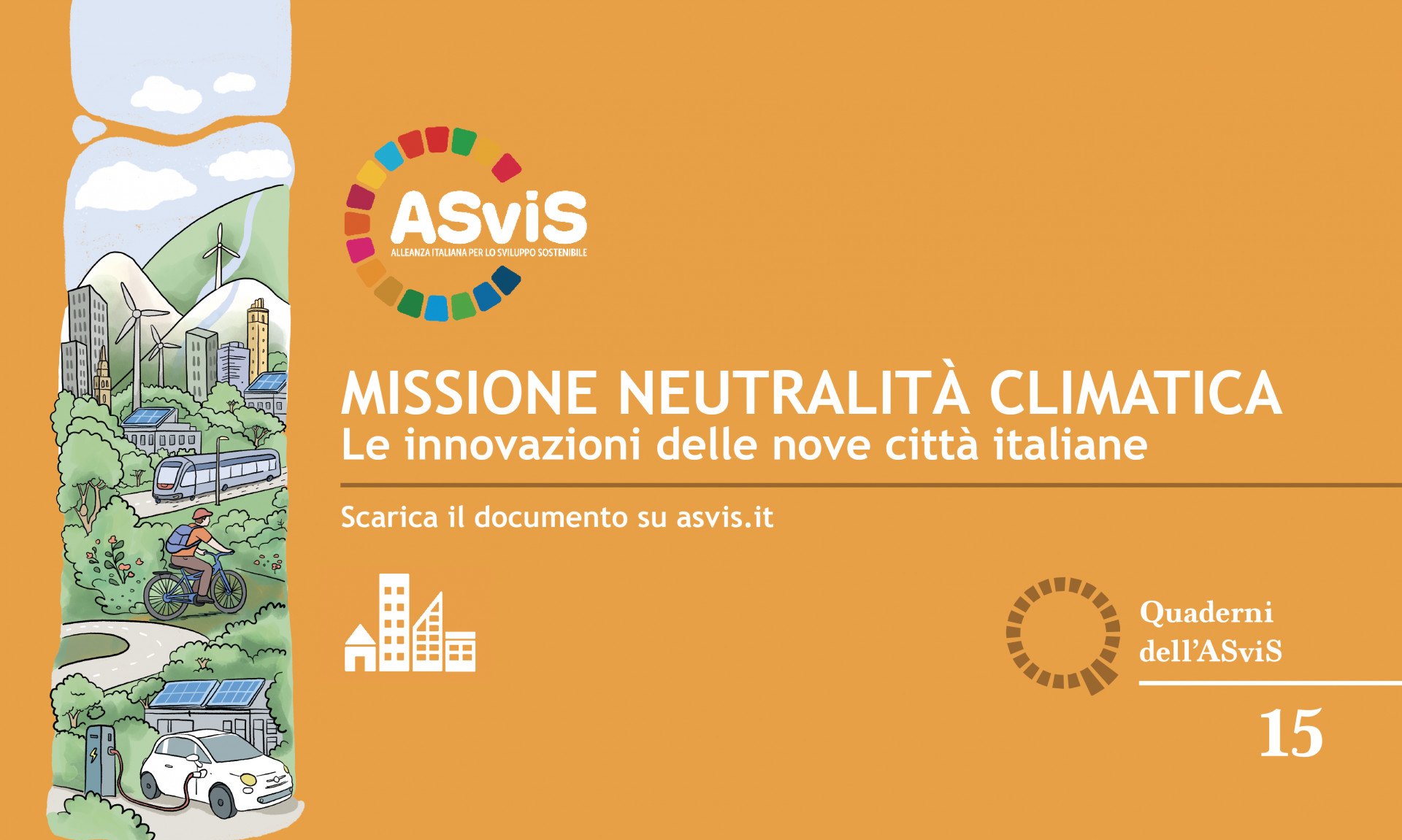 Il 30 settembre la presentazione del Quaderno ASviS sulle città climaticamente neutre