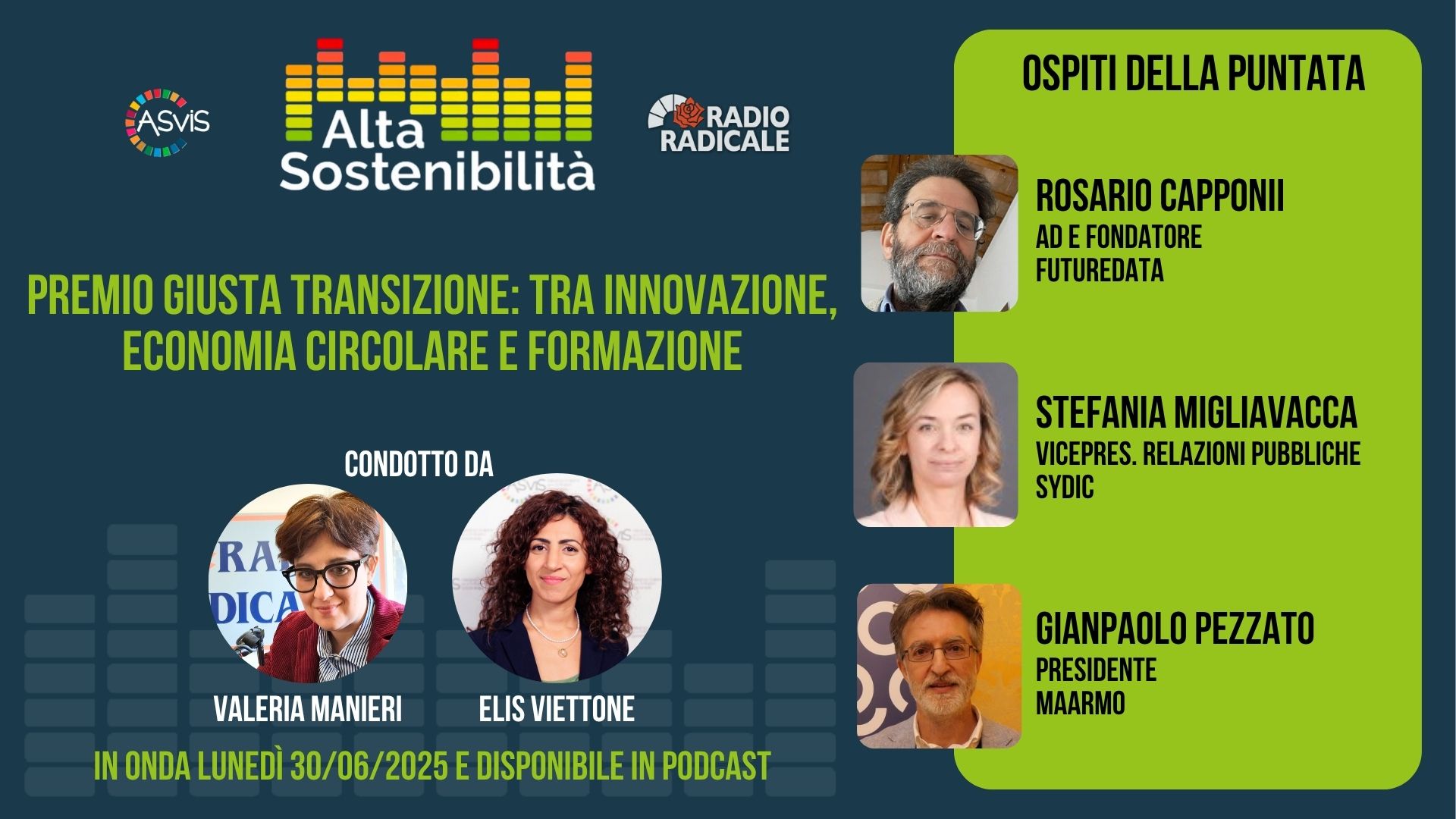 Premio giusta transizione: tra innovazione, economia circolare e formazione