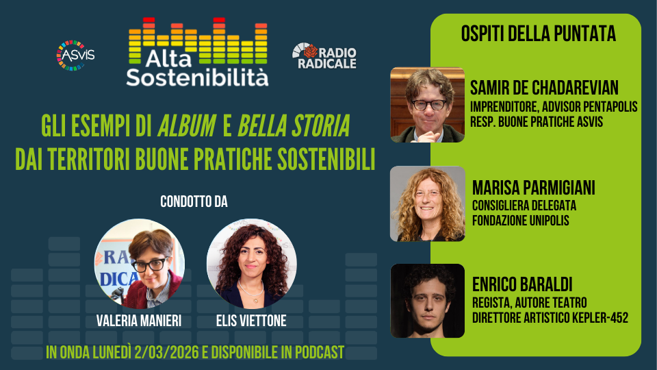 ALTA SOSTENIBILITÀ. Gli esempi di Album e Bella Storia. Dai territori le buone pratiche di sostenibilità