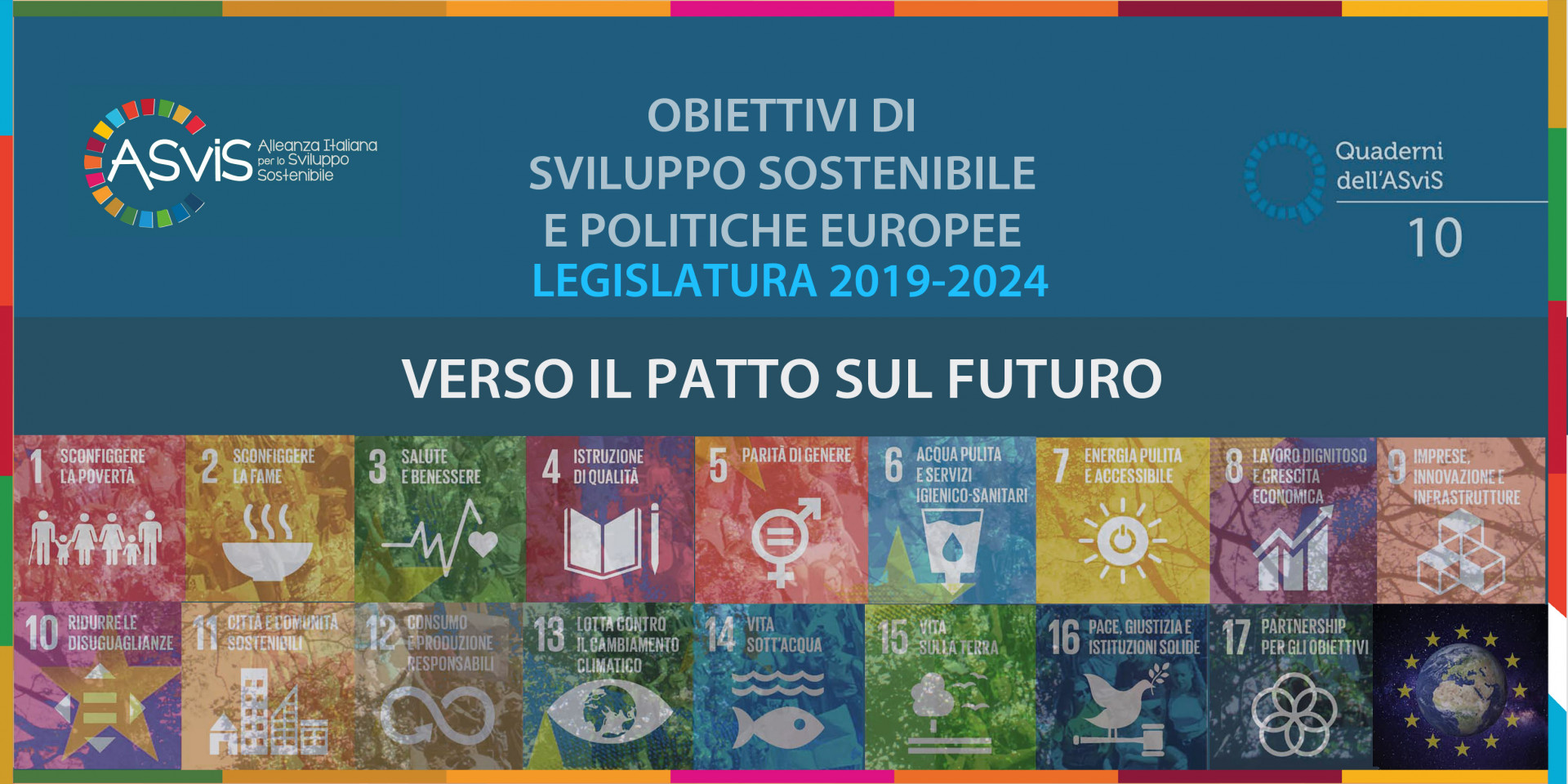 Quaderno Europa ASviS - Obiettivi di sviluppo sostenibile e politiche europee. Verso il Patto sul futuro