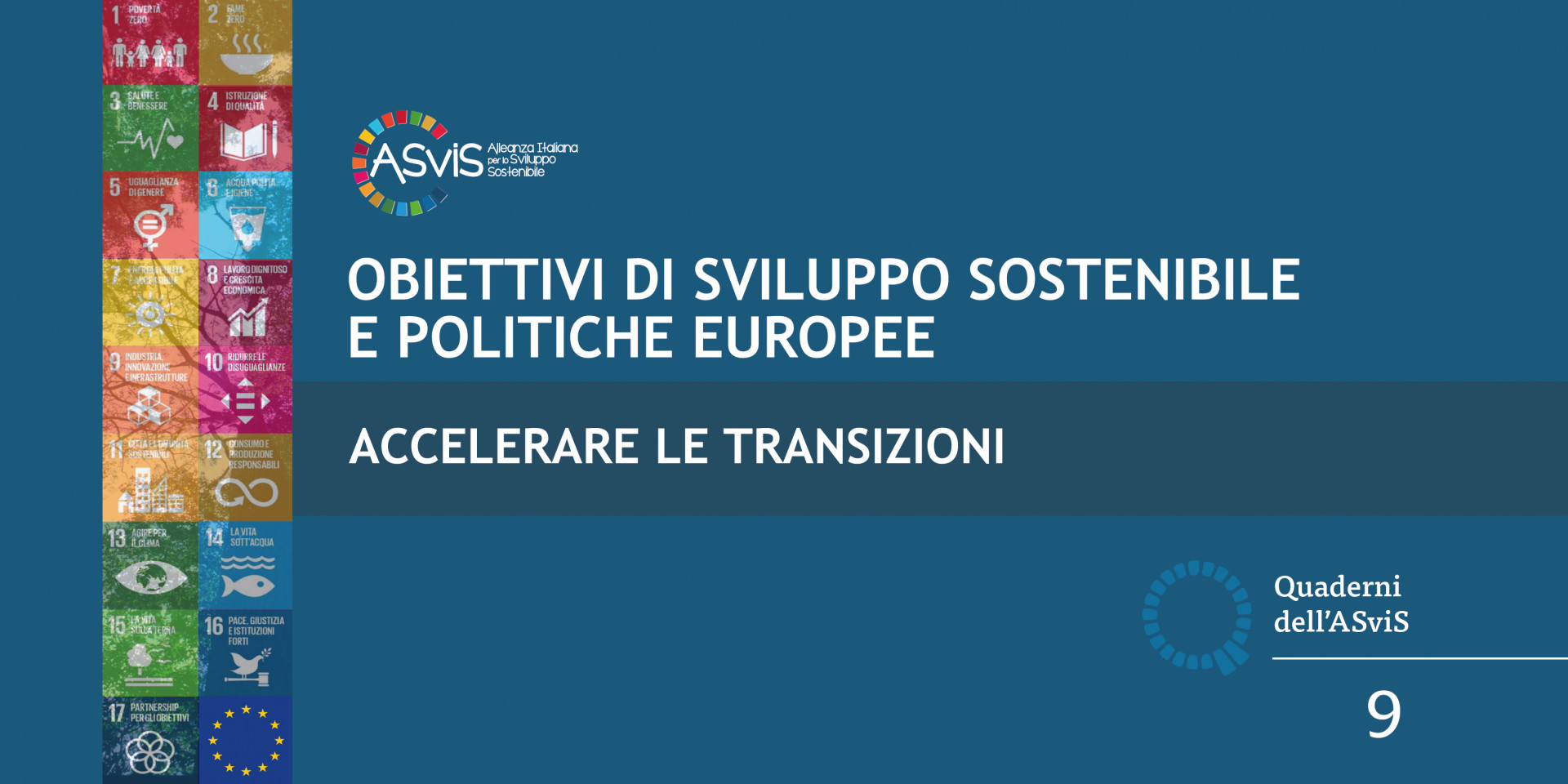 “Obiettivi di sviluppo sostenibile e politiche europee - Accelerare le transizioni”