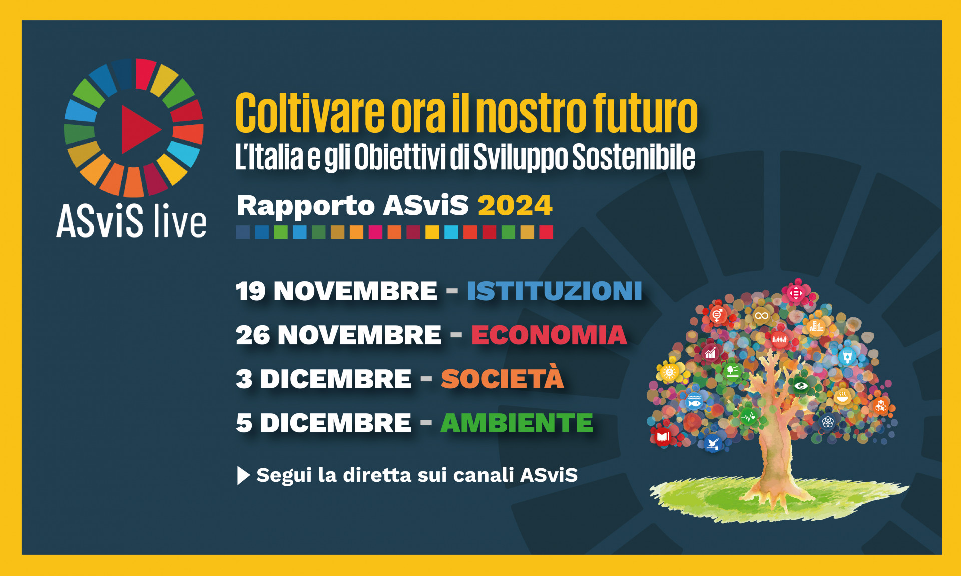 Quattro appuntamenti per discutere il Rapporto ASviS 2024: mettili in agenda!