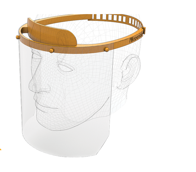 Open medical visor - di Associazione Pensando meridiano